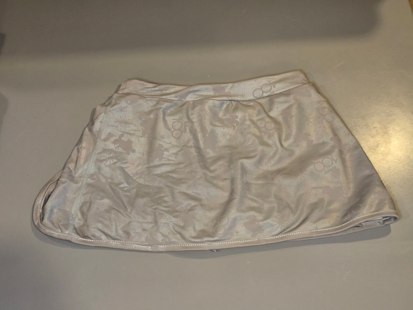 #131 Disney 100 silver skort sz 7/8