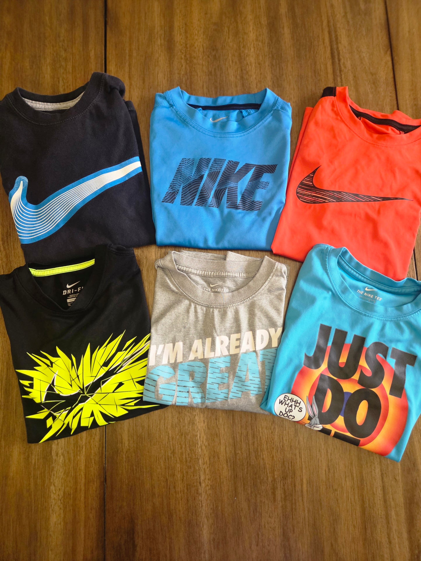 Seller 184 boys nike shirts size  6/7, XS