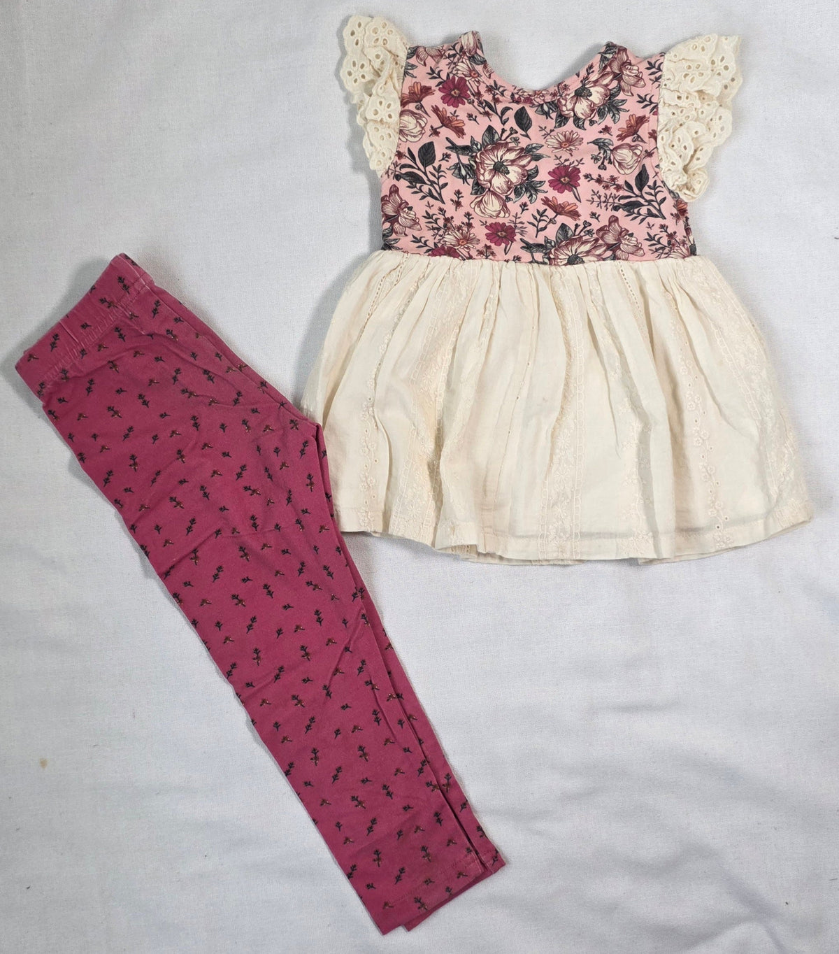 #190 Girls 18M Love & Grow Emery Dress with Leggings