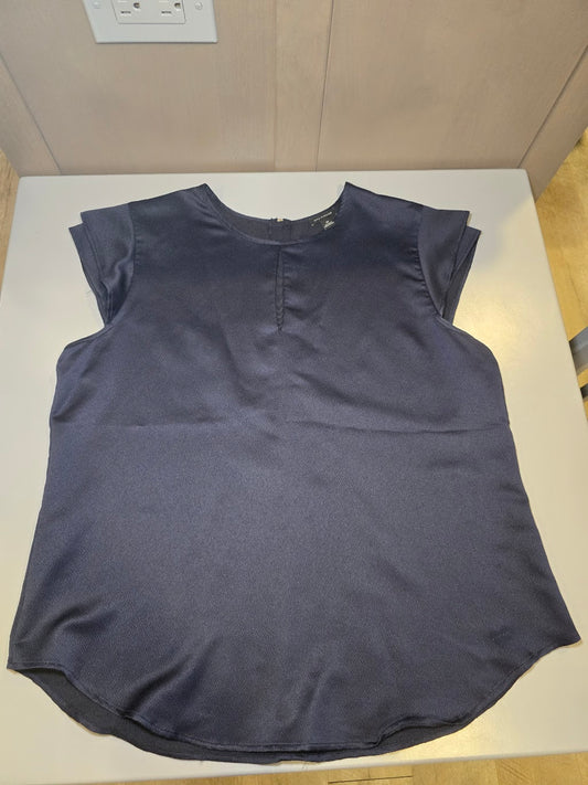 #131 Anne Taylor Navy blouse sz M