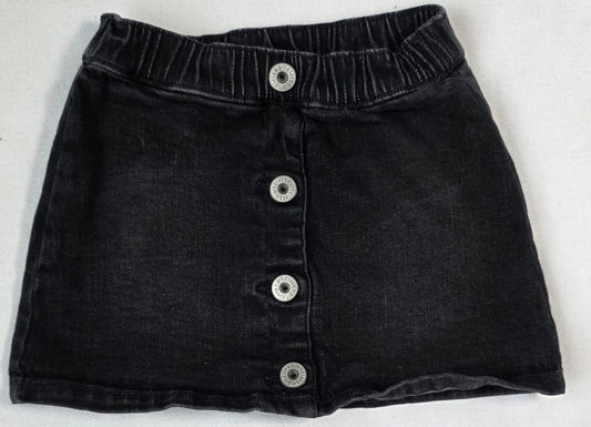 #190 Girls 2T Art Class Denim Skirt