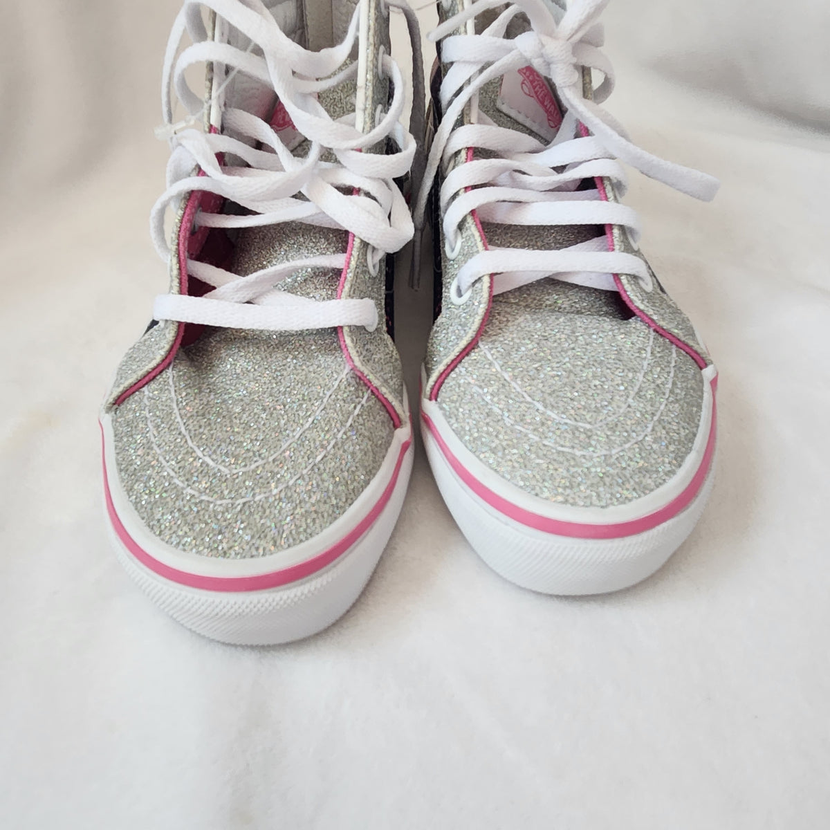 #167 NWT Rare Vans Sk8-Hi Zip Size 1 Toddler Unicorn Skate Shoes