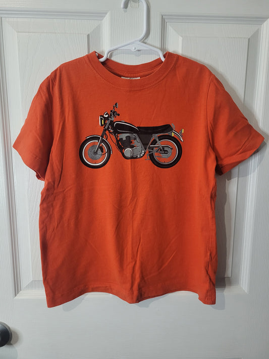 *REDUCED* #44 Hanna Andersson Motorcycle Tee Boys Size 130/8