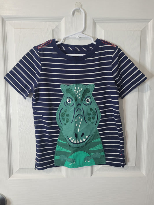 #44 NWOT Joules Dino Zipper Tee Boys Size 7