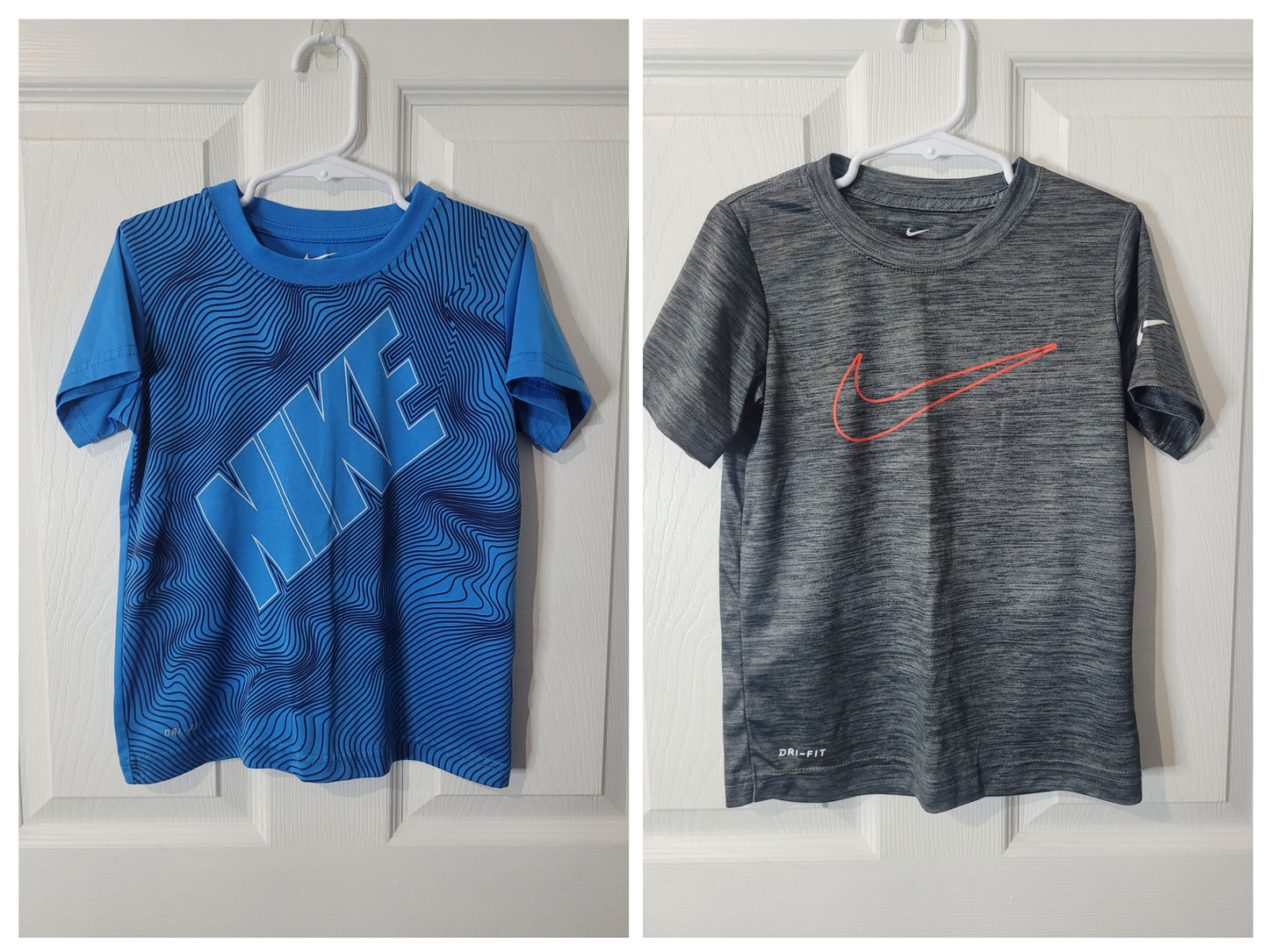#44 Nike Dri-Fit Tops (2) Boys Size 5-6Y