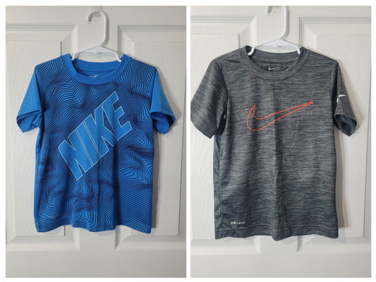 #44 Nike Dri-Fit Tops (2) Boys Size 5-6Y
