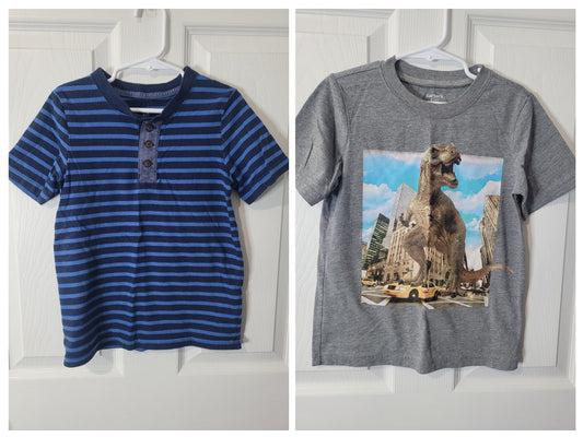 *REDUCED* #44 Carter's Tops (2) Boys Size 6