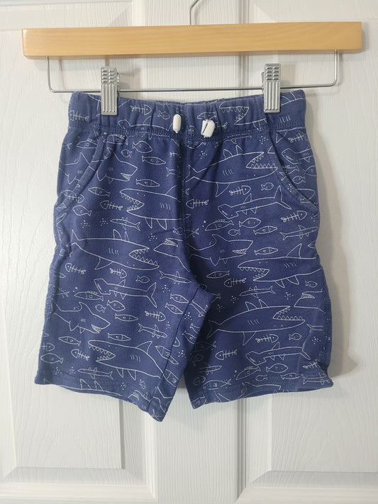 #44 Carter's Fish Shorts Boys Size 6