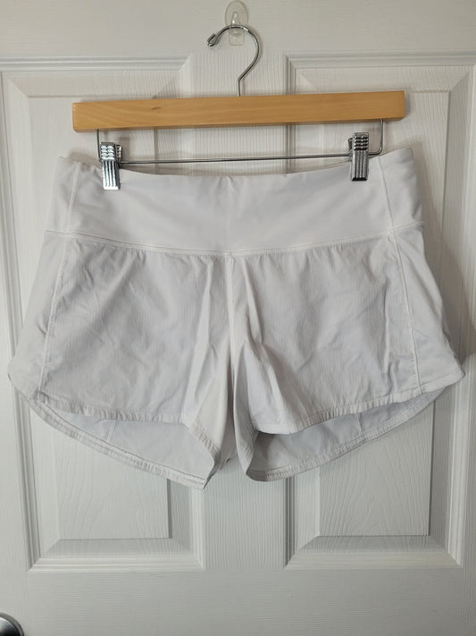 #44 Lululemon Speed Up 4" Shorts Women Size 8