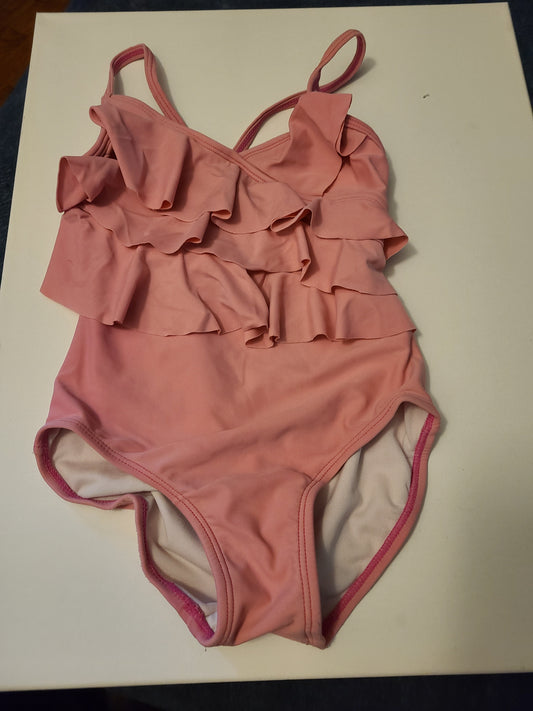 #66 girls  cherokee swimsuit size s (6/6x)