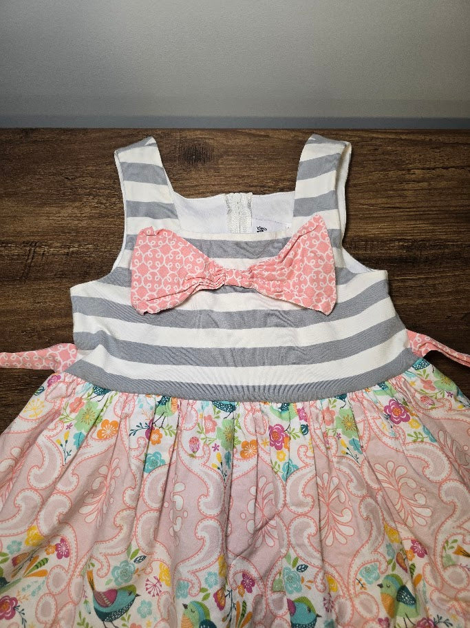 #131 REDUCED Sleeveless print dress by Counting Daisies sz 6