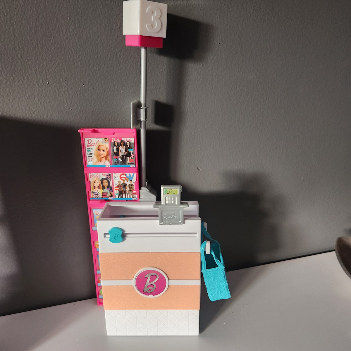 #167 Barbie Supermarket Playset Grocery Store Food