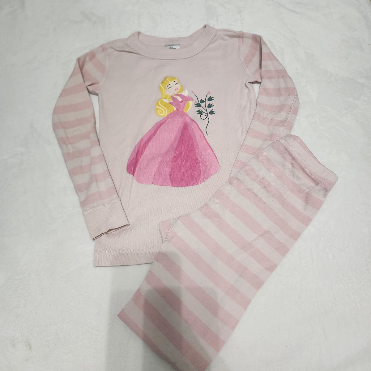 #167 Hanna Andersson x Disney 5T Sleeping Beauty Princess Pajamas