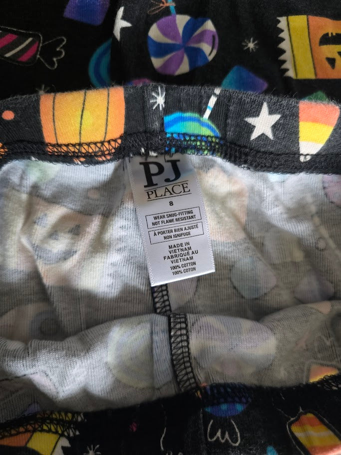 #131 Children's Place Halloween PJs sz 8