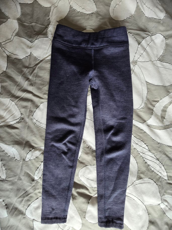 #131 Athleta Girl navy fleece legging sz xs 6