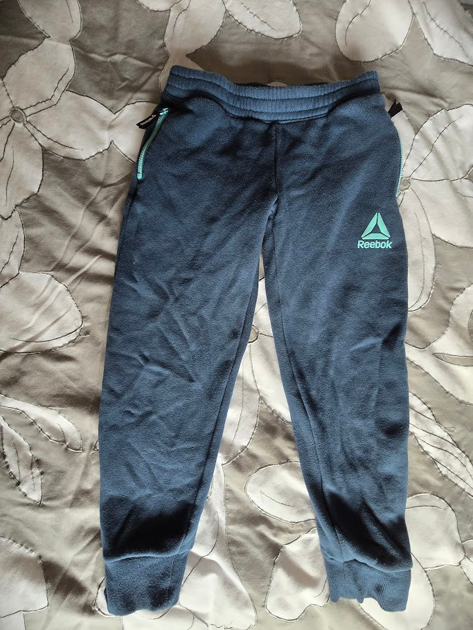 #131 Reebok dark teal with light teal highlight sweatpants sz 6