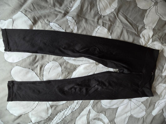 #131 90 Degree girls athletic black leggings sz S 7 / 8
