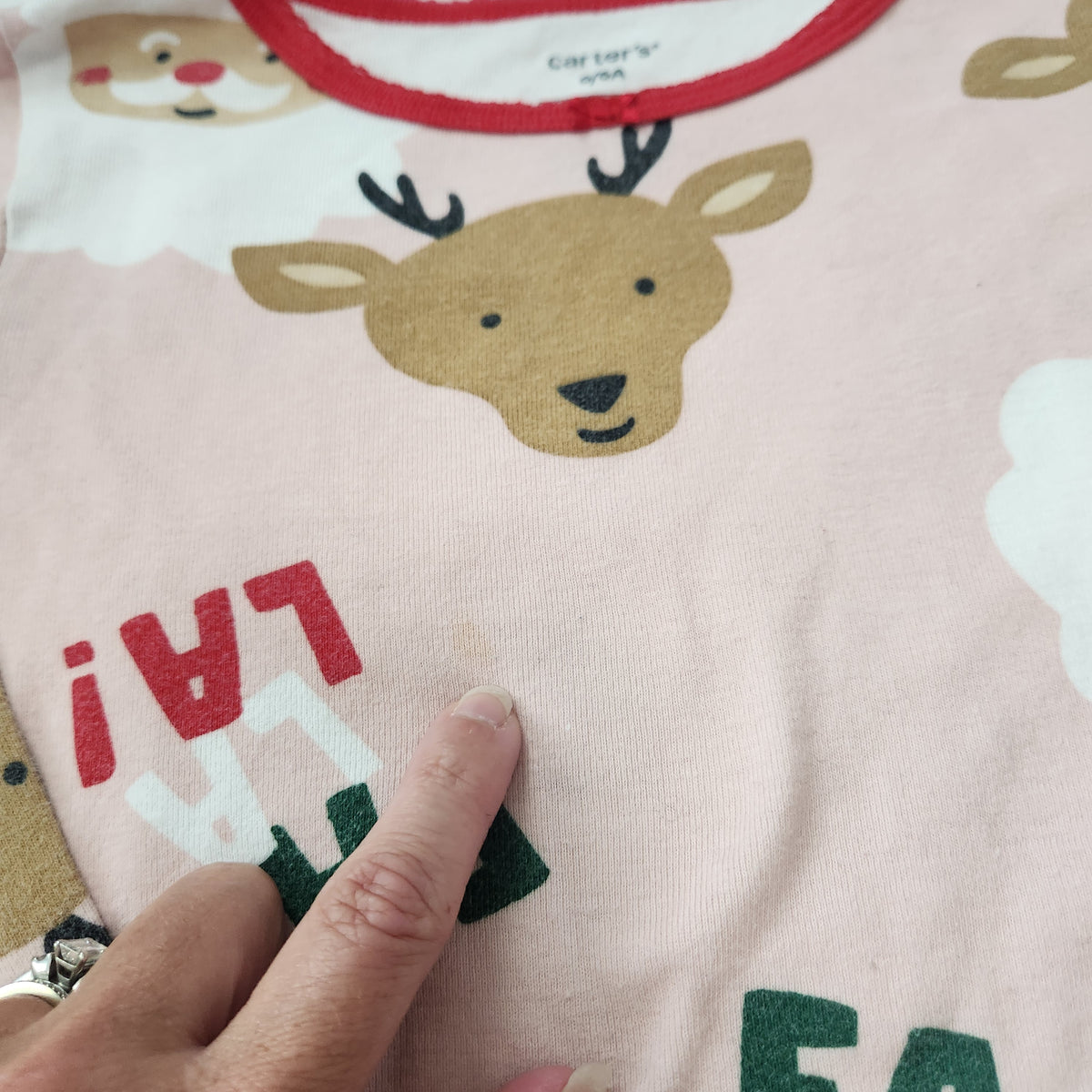 #167 Old Navy & Carter's Size 6 Christmas Pajamas Bundle Of 2