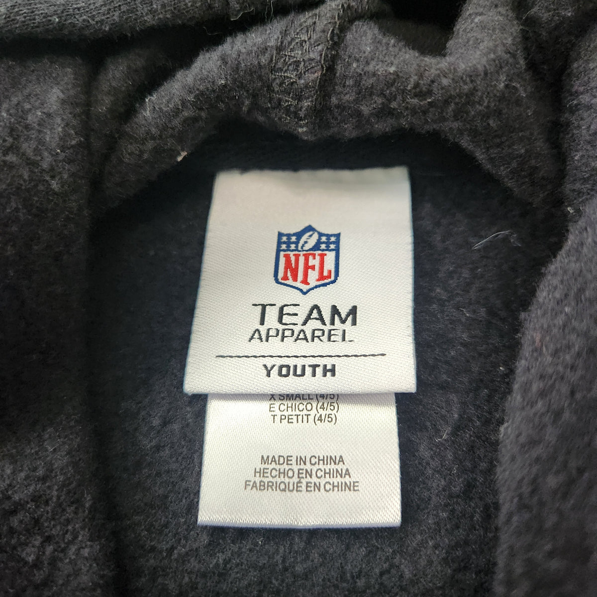 #167 NFL Cincinnati Bengals 4/5 Black Hooded Kids Sweatshirt