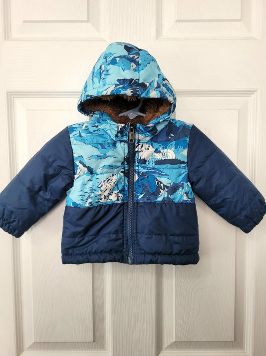 #164 North Face Sherpa-Lined Puffer Coat Boys 3-6M