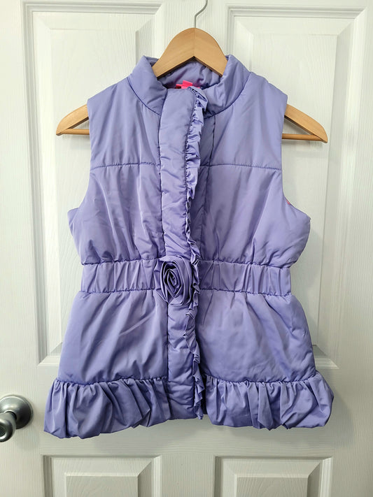 #164 Lilly Pulitzer Rosette Puffer Vest Girls XL (12-14)