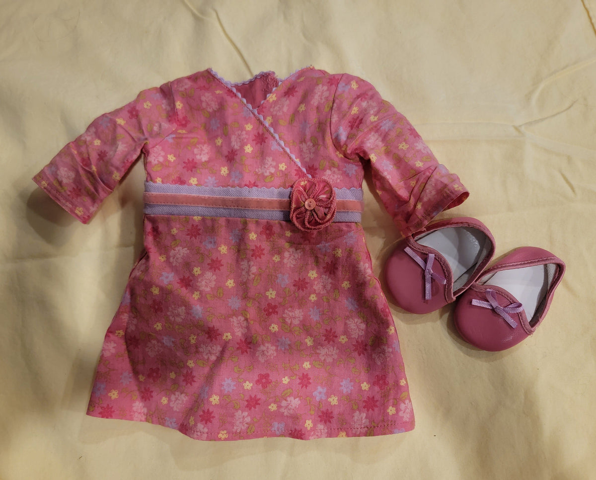 Seller #18 American Girl Doll of the Year Chrissa Meet Dress and Shoes