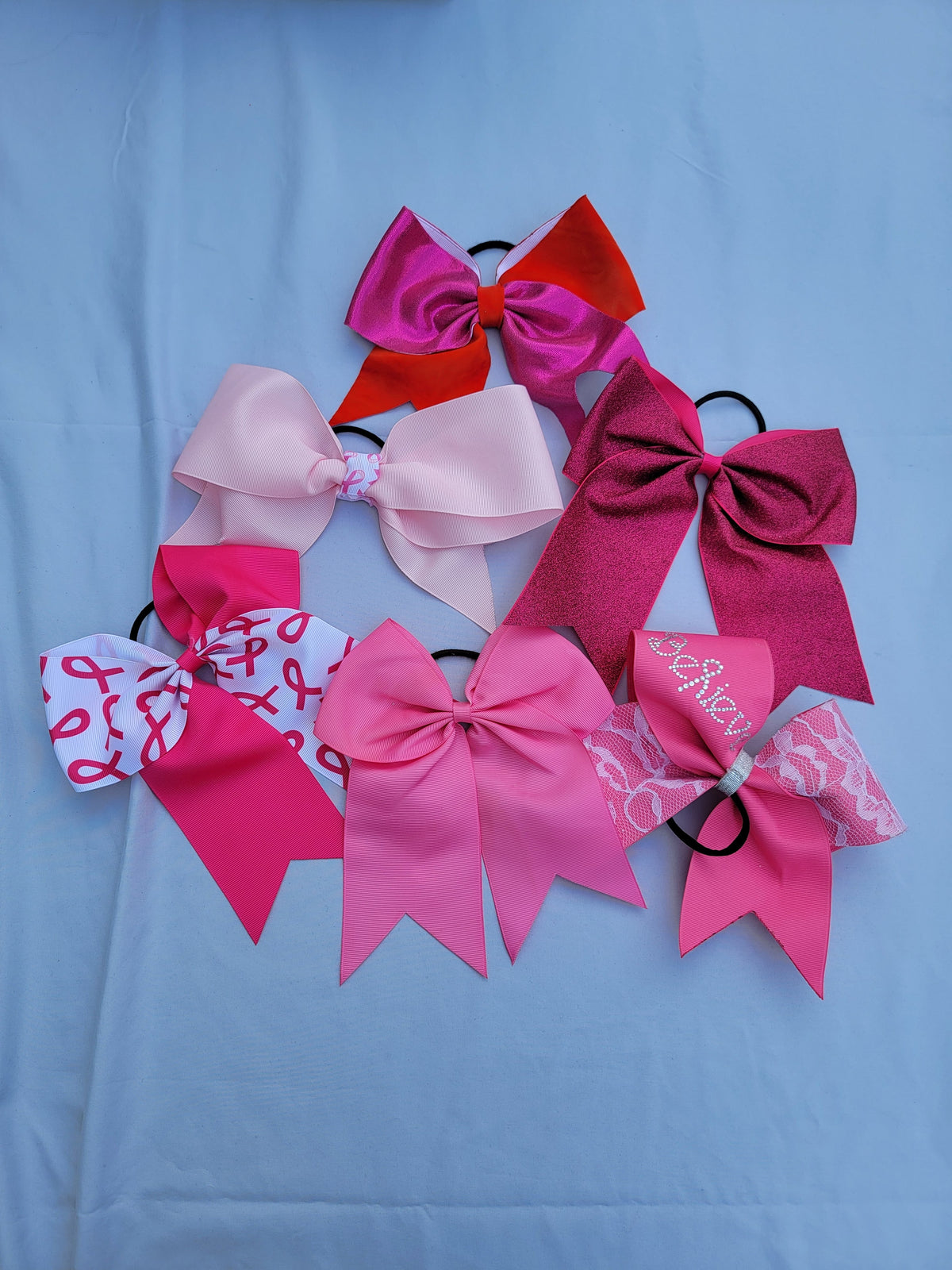 Seller #18 Pink Cheer Bows