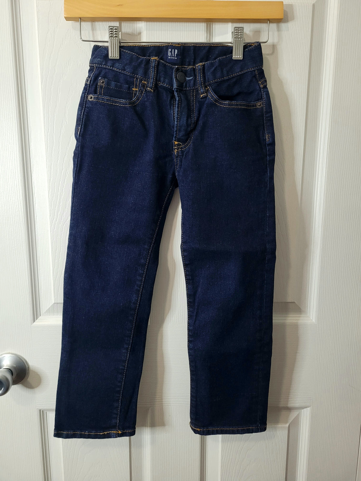 #164 Gap Regular Stretch Straight Jeans Boys 6