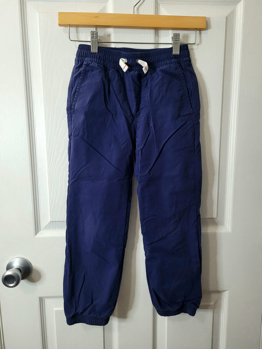 #164 *REDUCED* Hanna Andersson Lined Navy Blue Pants Boys 120 (6-7)