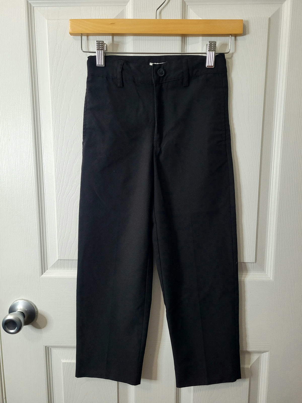 #164 Cat & Jack Black Dress Pants Boys 6