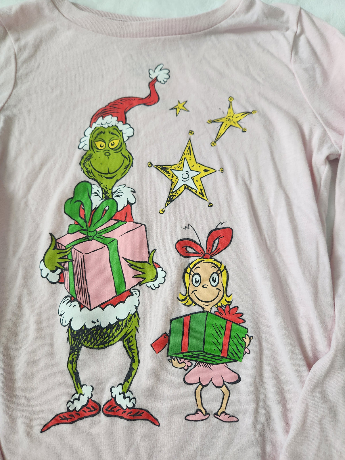 #167 Carter's Dr. Seuss The Grinch 5T Long-Sleeve Graphic Tee