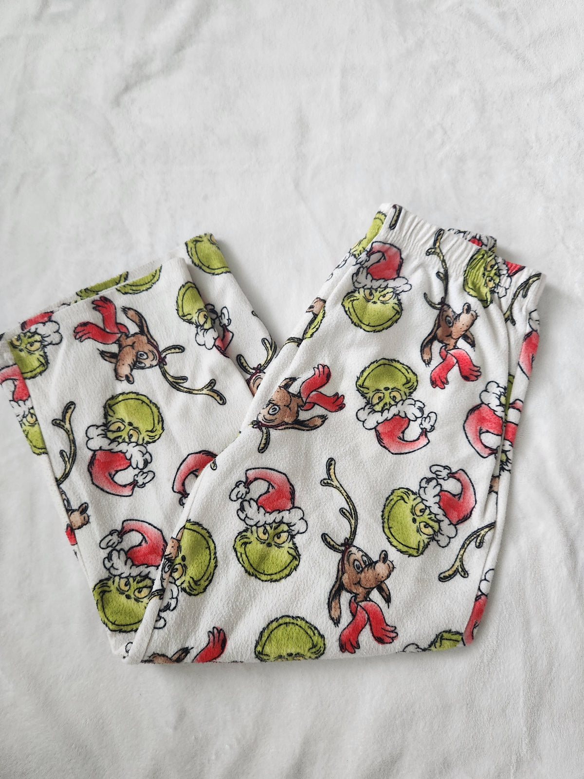 #167 Dr. Seuss The Grinch 4/5 Christmas Fleece Pajamas