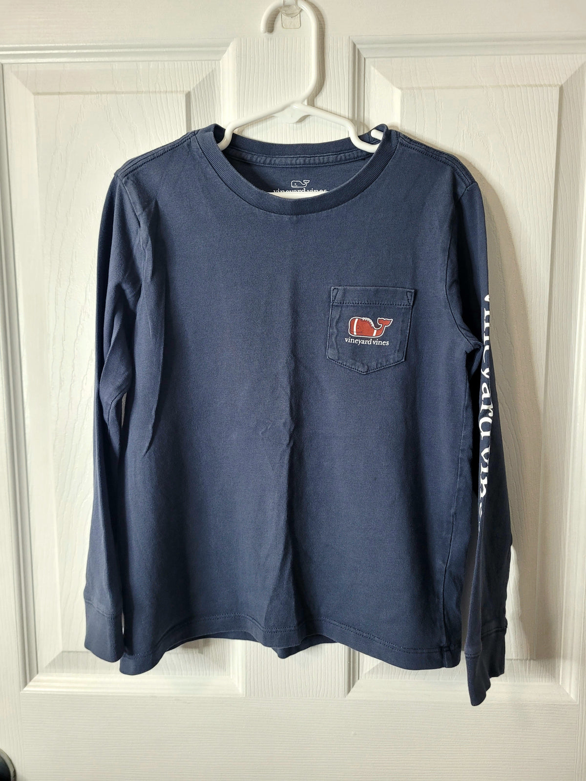 #164 Vineyard Vines Football Long-Sleeve Top Boys 6