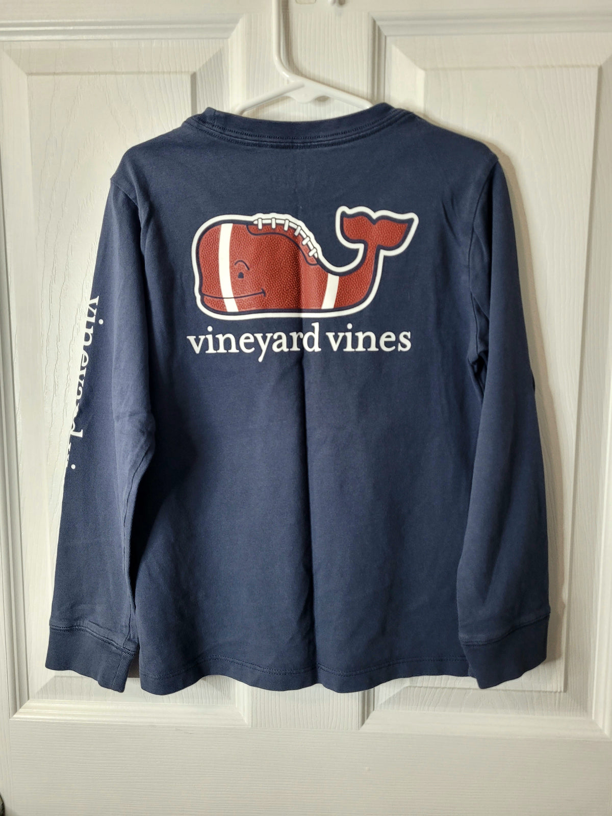 #164 Vineyard Vines Football Long-Sleeve Top Boys 6