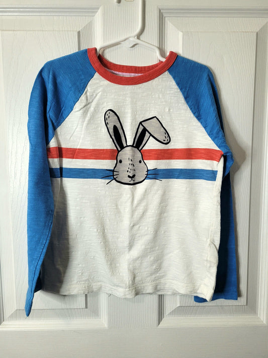 #164 *REDUCED* Boden Bunny Raglan Long-Sleeve Top Boys 7-8Y