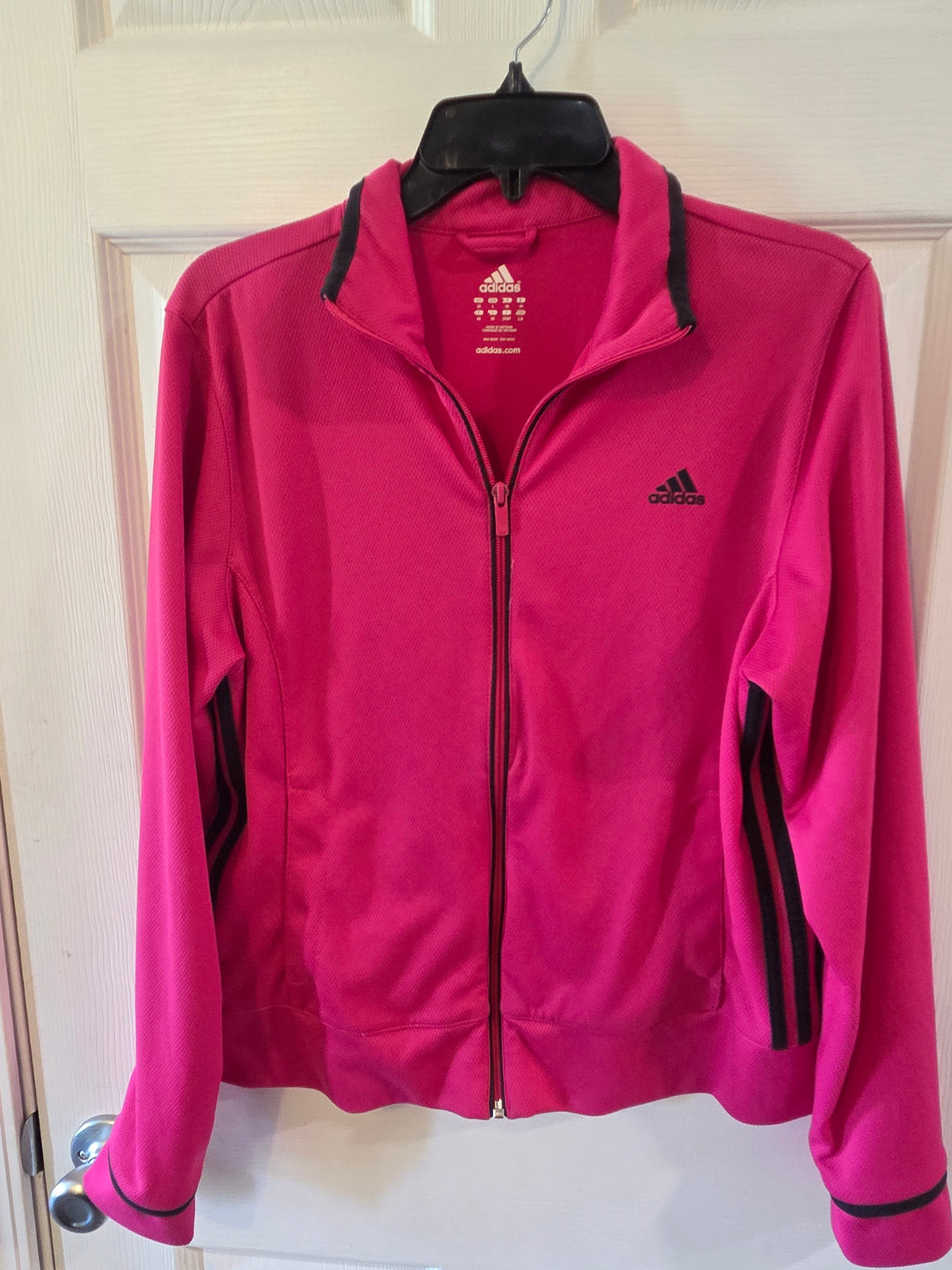 Seller 188 Women's pink adidas zip up size L