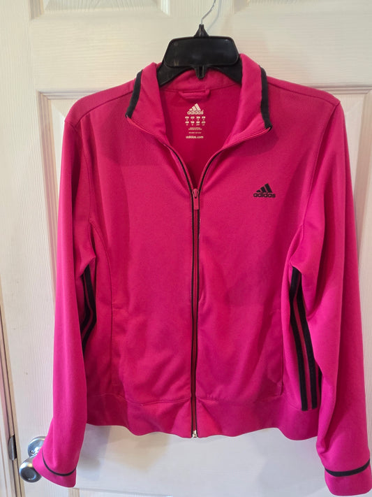 Seller 188 Women's pink adidas zip up size L
