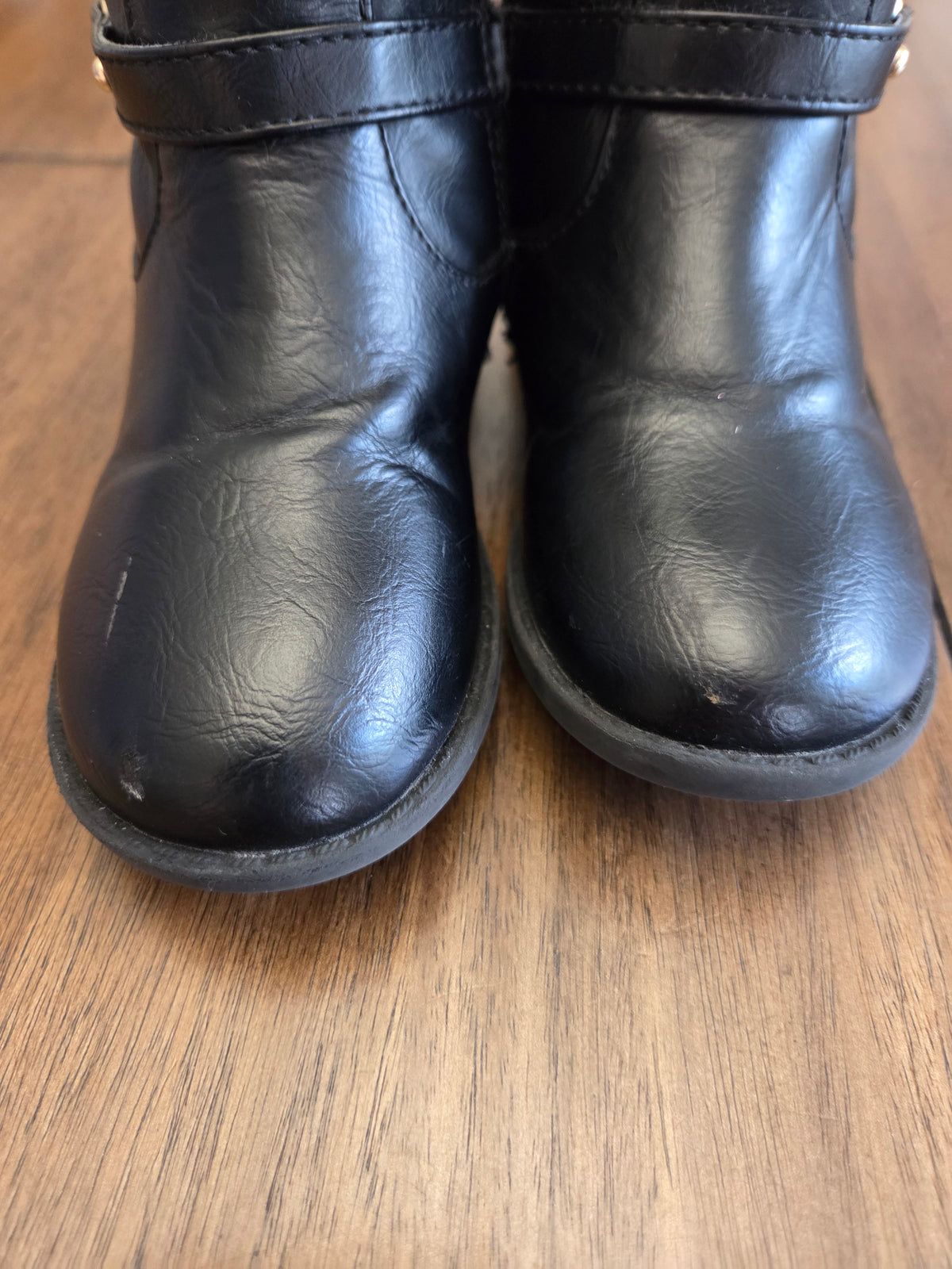 Seller 188 Girls black knee high boots size 9