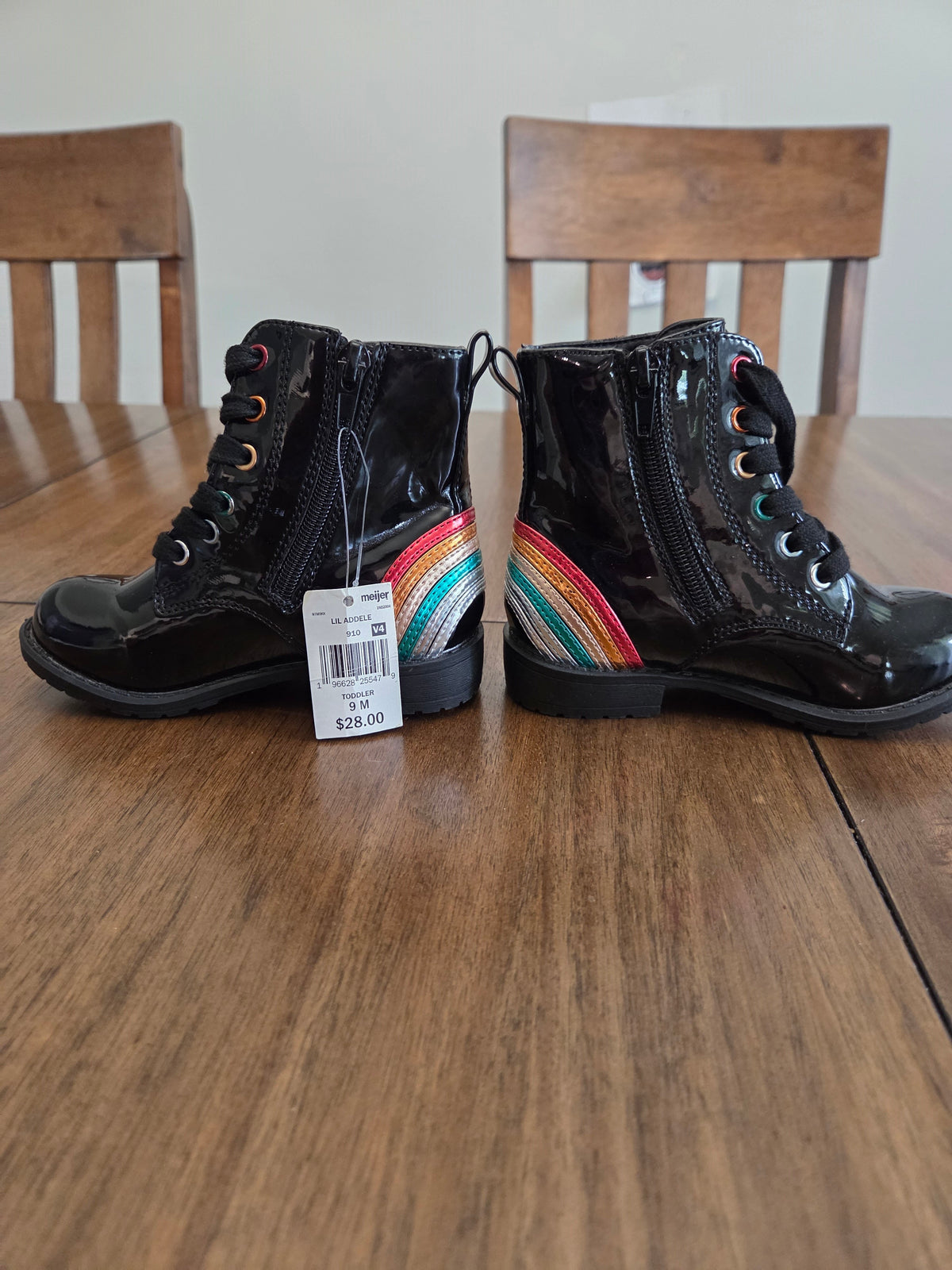 Seller 188 Girls black patent leather shoes size 9