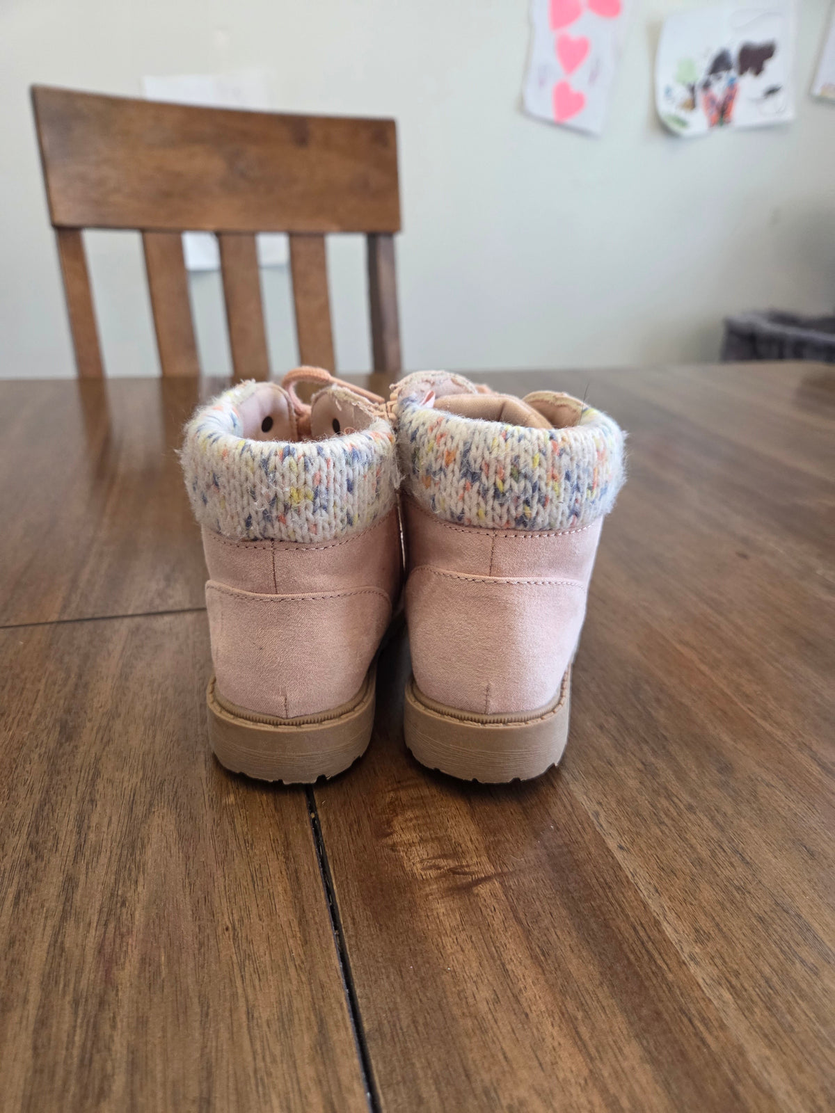 Seller 188 girls suede old navy pink shoes size 10