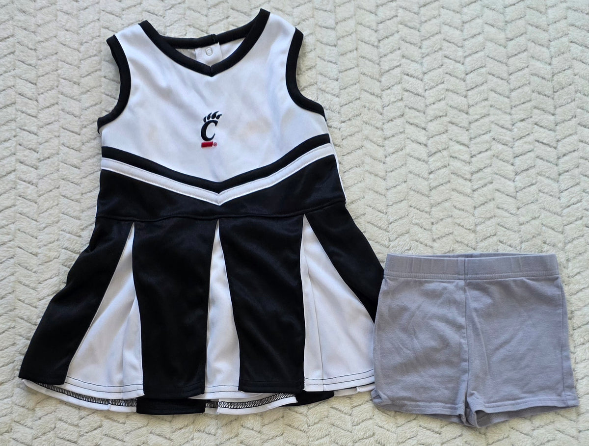 #190 Girls 3T Rivalry Threads UC Bearcats Cheerleader Uniform (1 of 2)