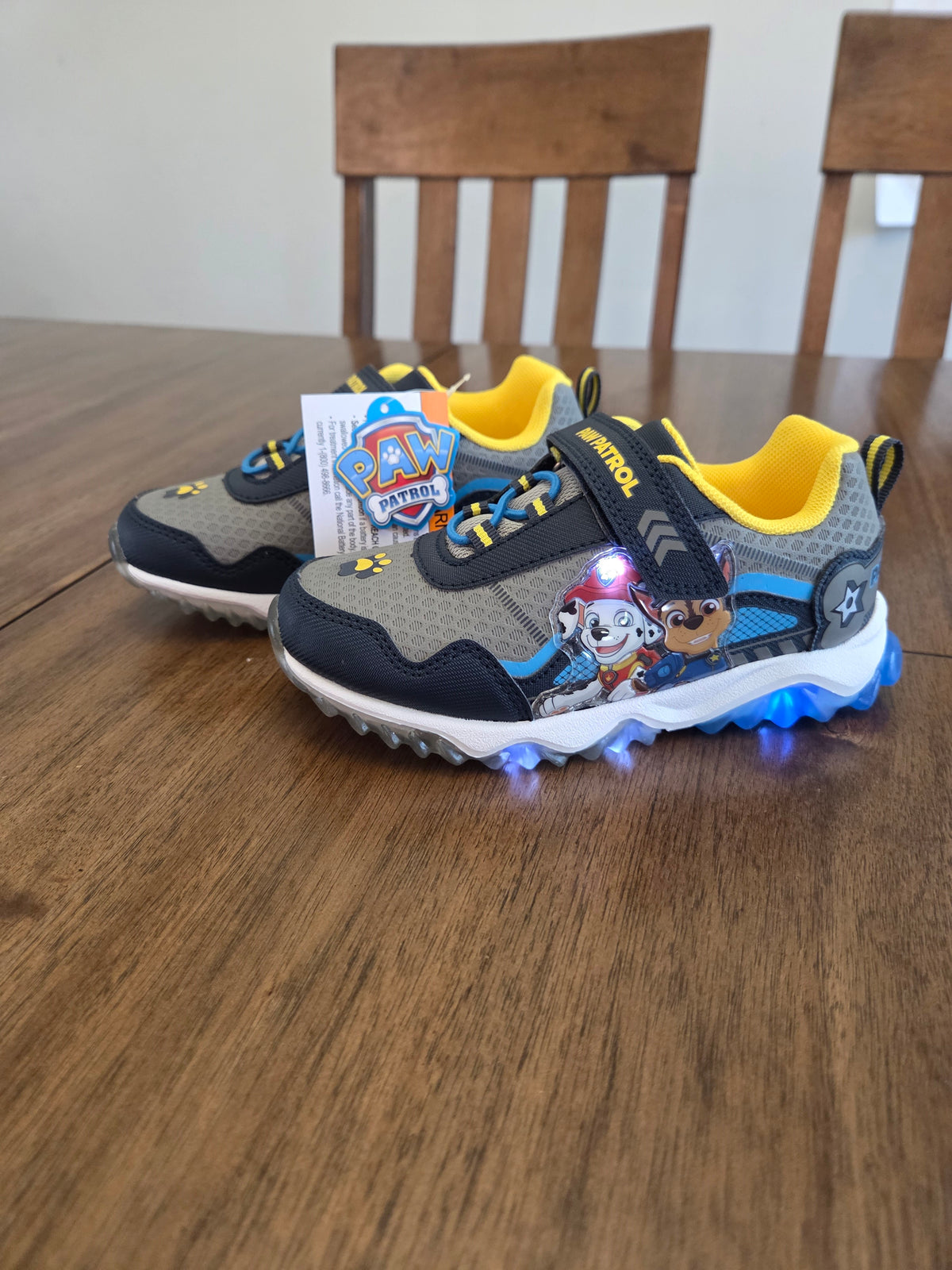 Seller 188 NWT paw patrol shoes size 12