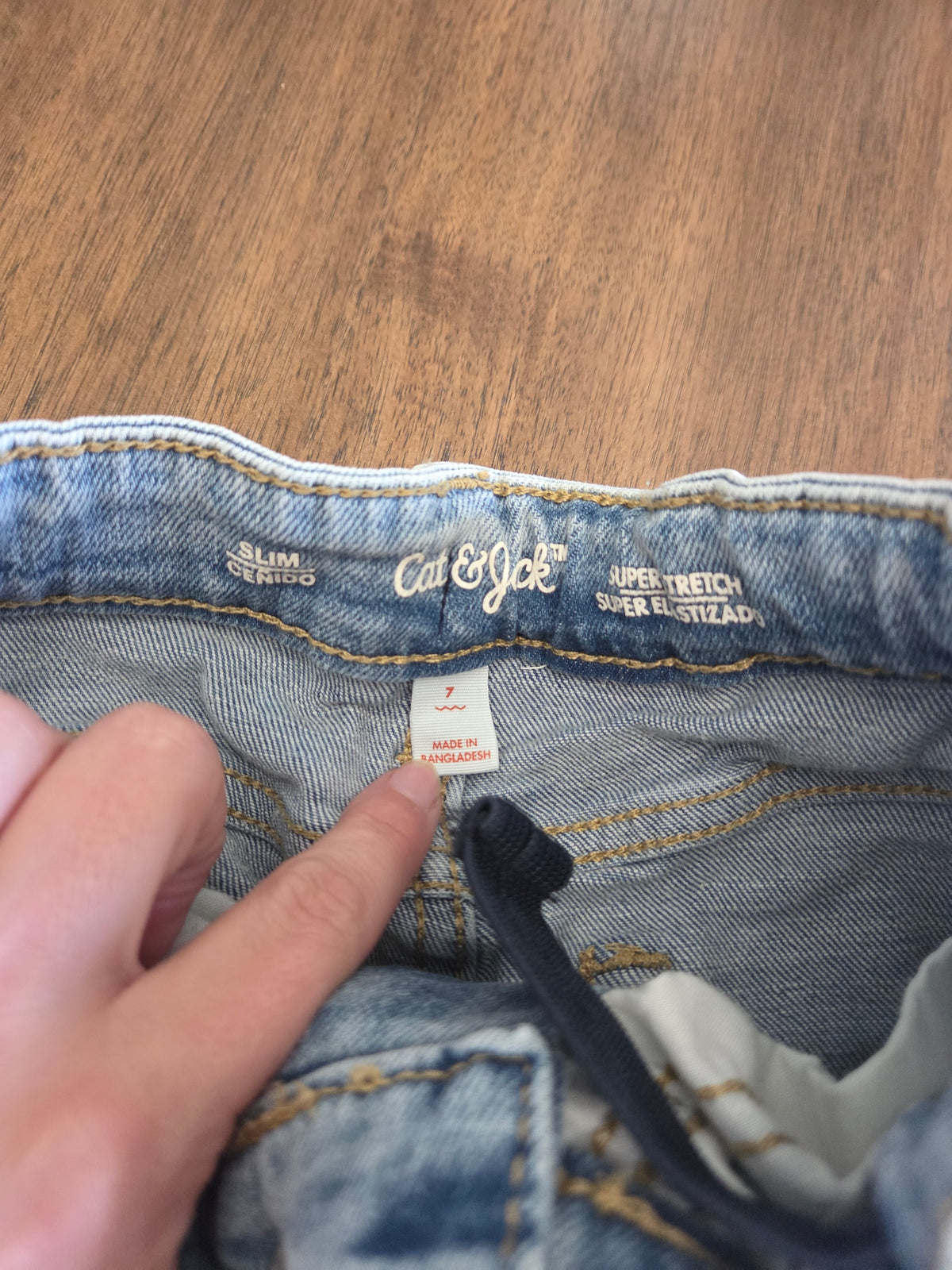 Seller 188 Boys size 7 C&J jeans, slim fit