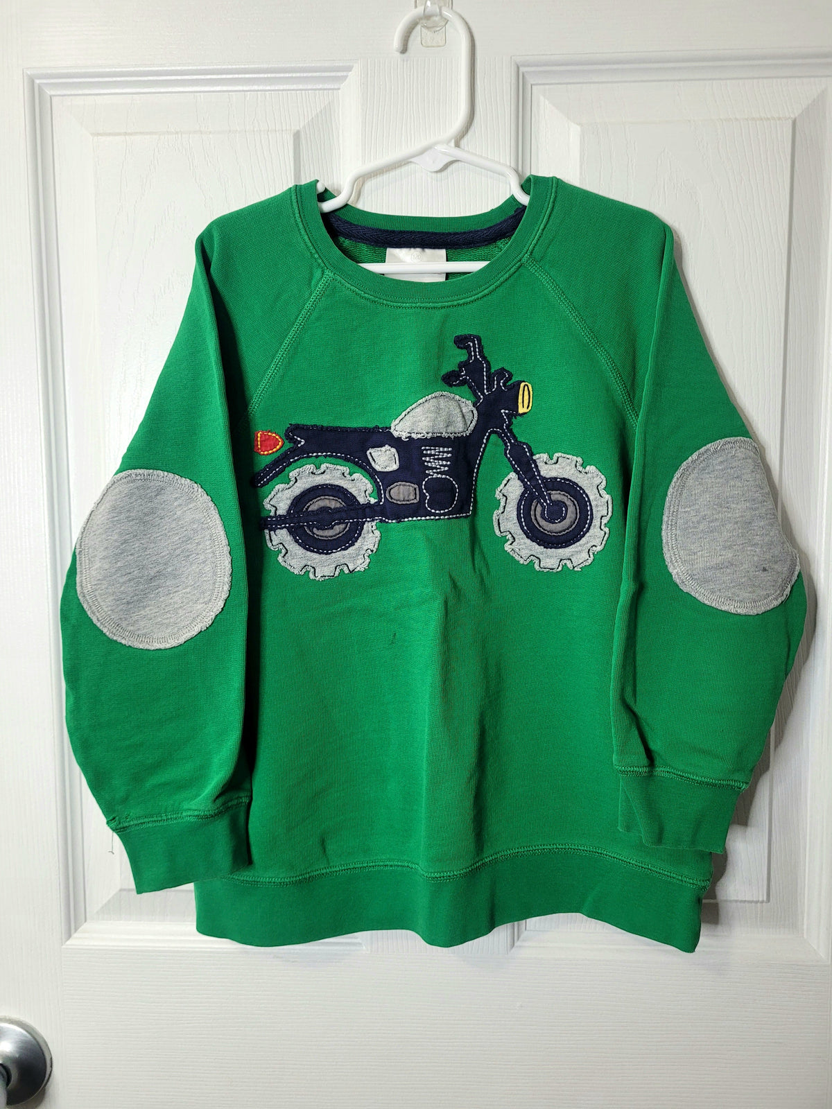 #165 Hanna Andersson Motorcycle  Crewneck Boys 120 (6-7)