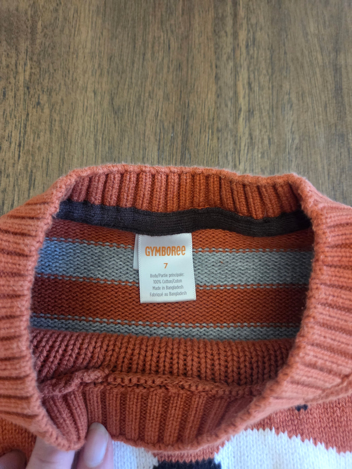 Seller 188 Boys gymboree fox sweater size 7