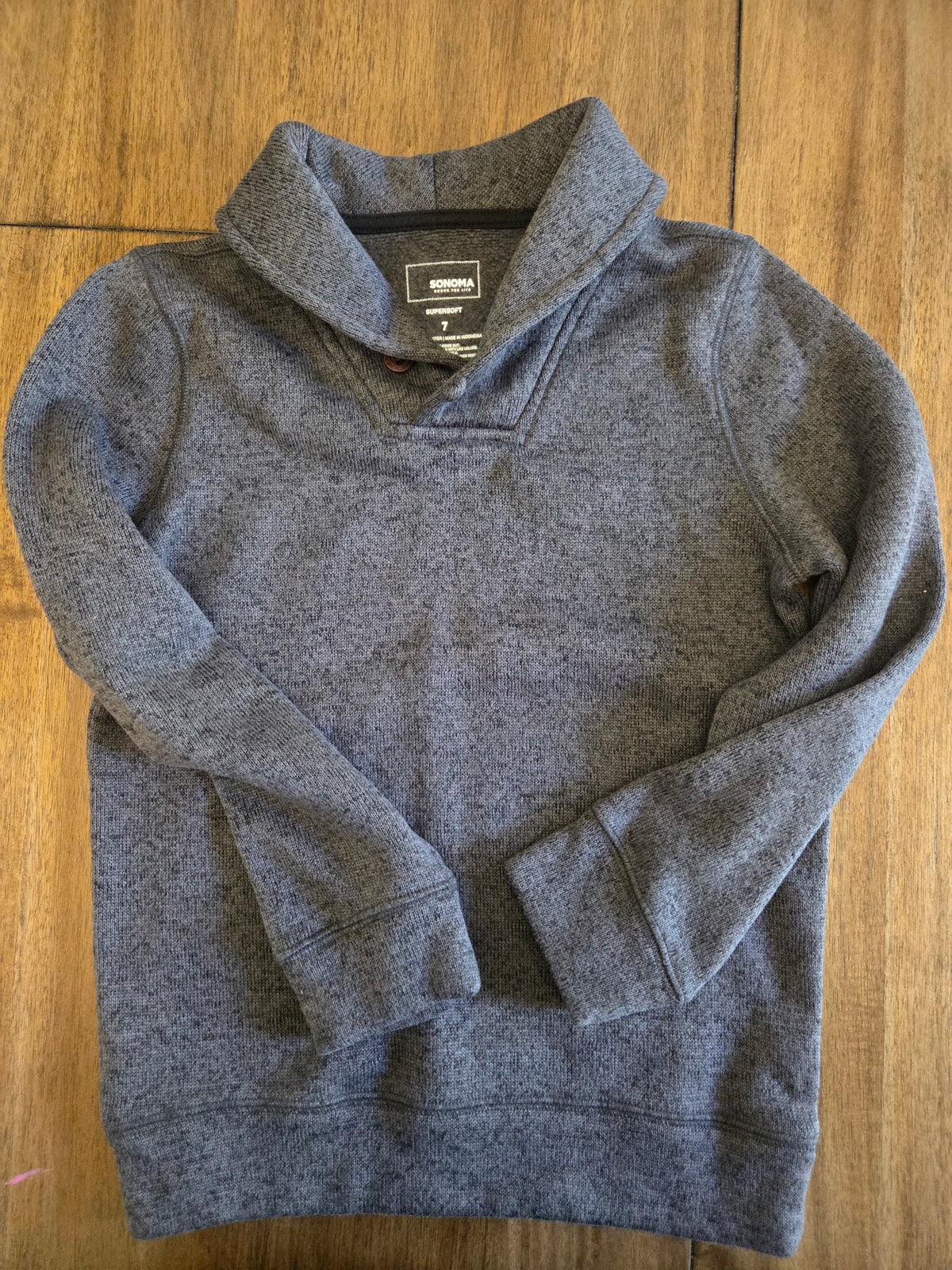 Seller 188 Boys Fleece sweater and button up size 7