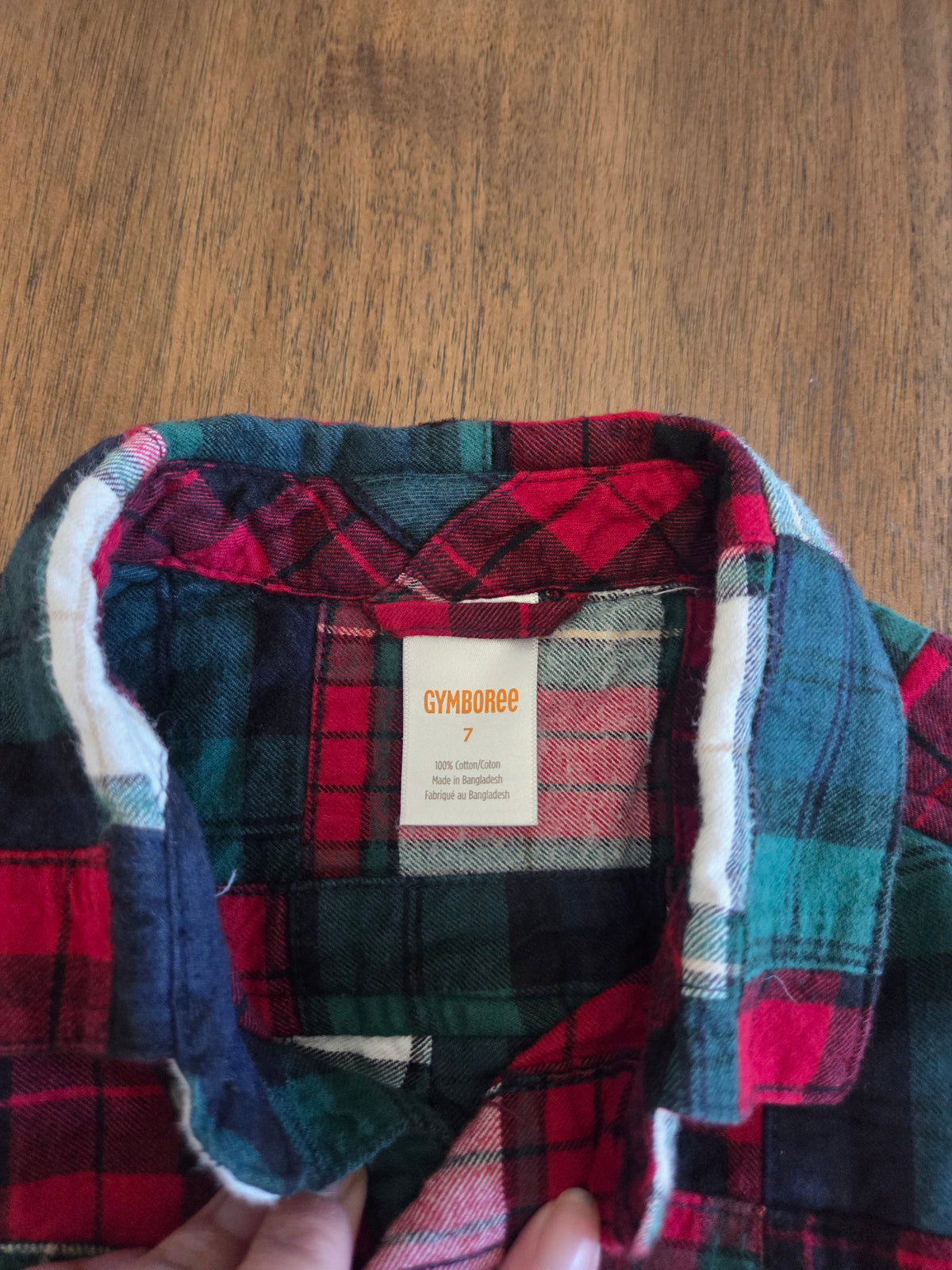 Seller 188 boys Gymboree plaid button up size 7