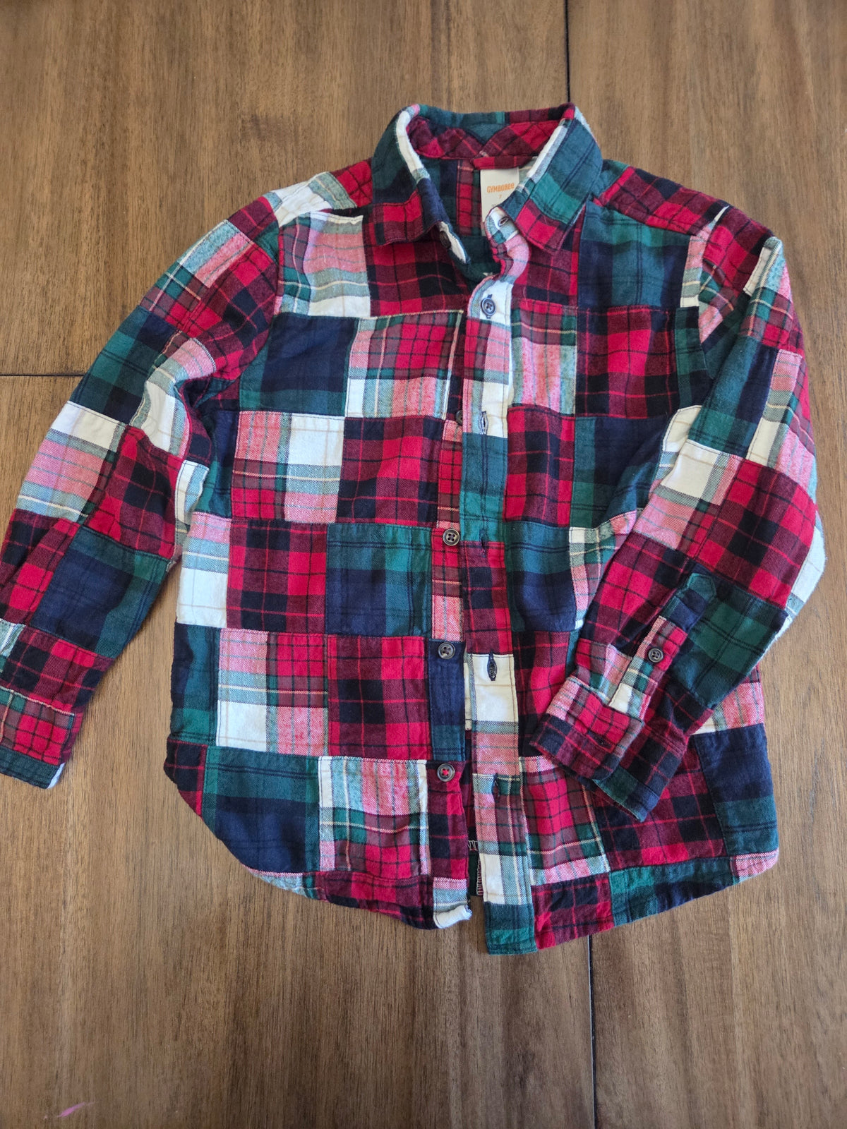 Seller 188 boys Gymboree plaid button up size 7