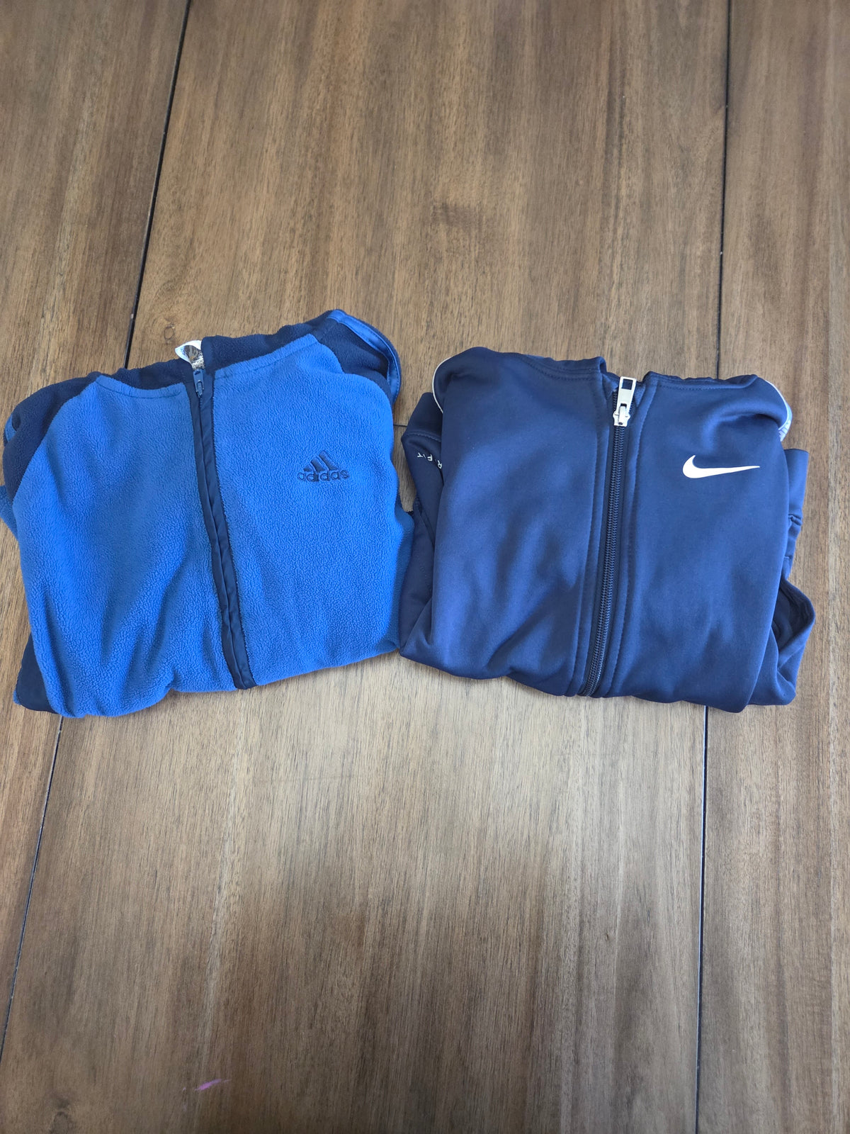 Seller 188 boys adidas fleece and nike zip up size 7