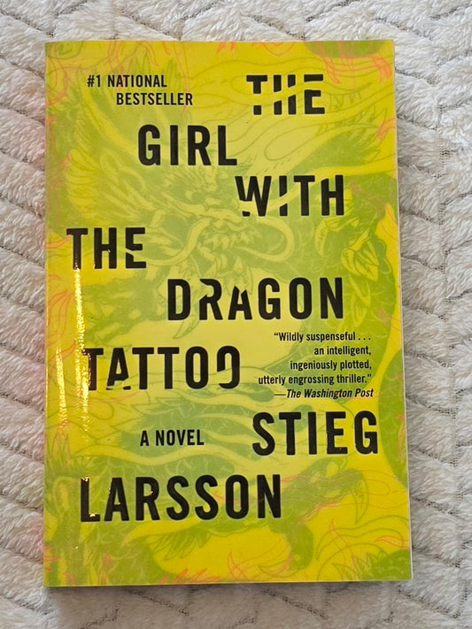 #190 The Girl with the Dragon Tattoo – Stieg Larsson (Paperback)